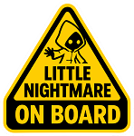 Little Nightmare on Board  Precision Cut Decal